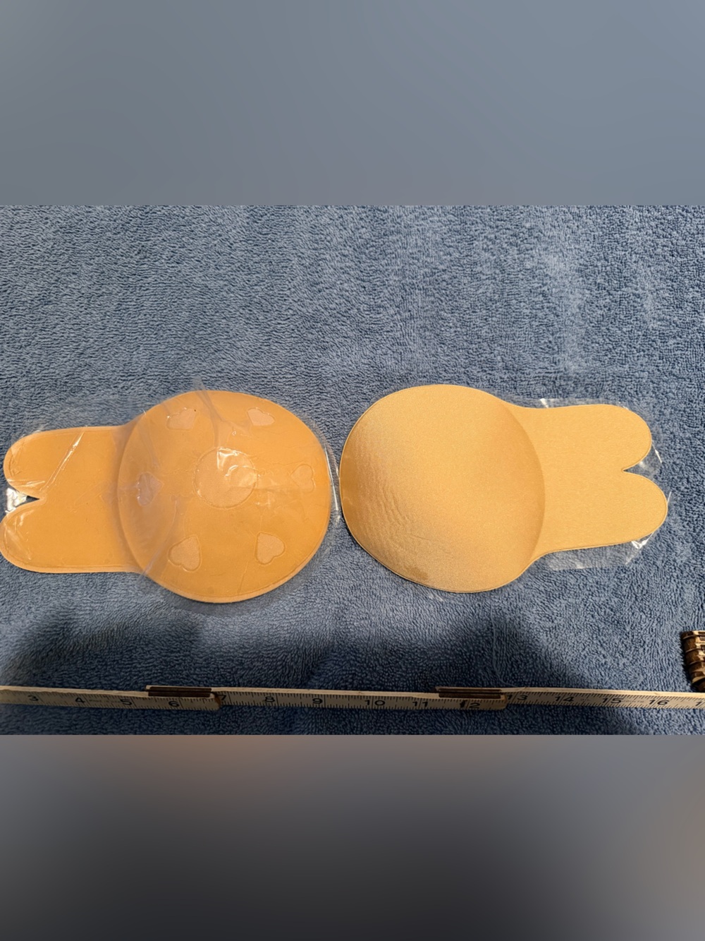 Beige Adhesive Silicone Nipple Covers - Self-Adhesive Breast Petals